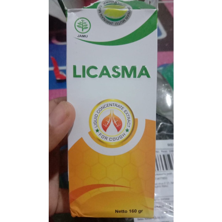 Licasma BPOM Madu Herbal 100% Original obat Asma TBC & Paru paru basah batuk kronis sesak nafas COD-6