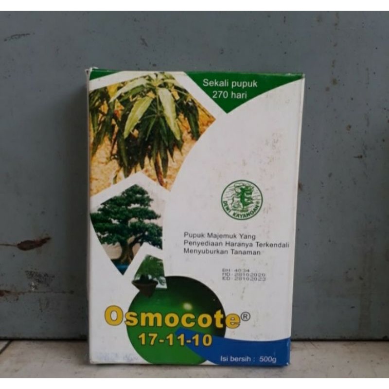 Pupuk dekastar 500 gram, pupuk osmocote 17-11-10