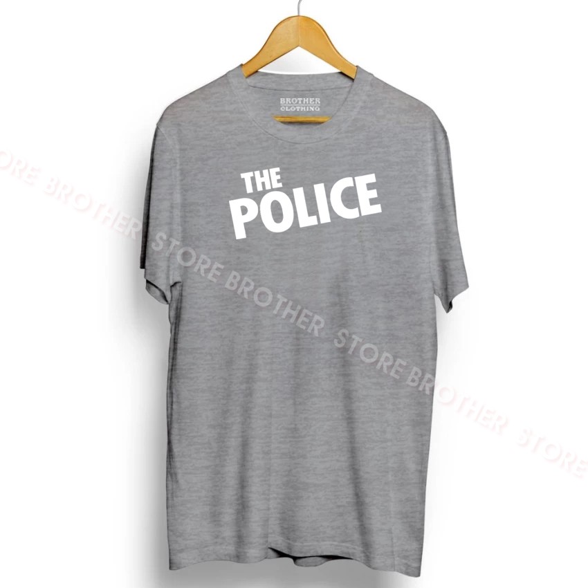 Kaos Distro The Police White Premium