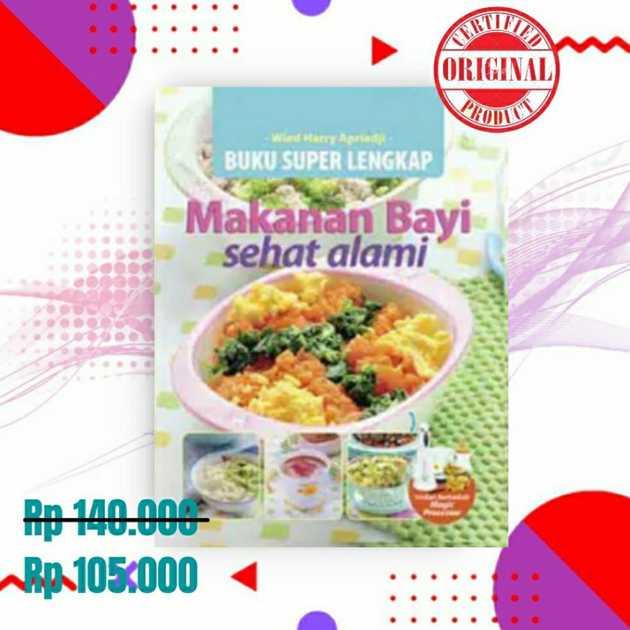 Jual Buku Super Lengkap Makanan Bayi Sehat Alami Shopee Indonesia