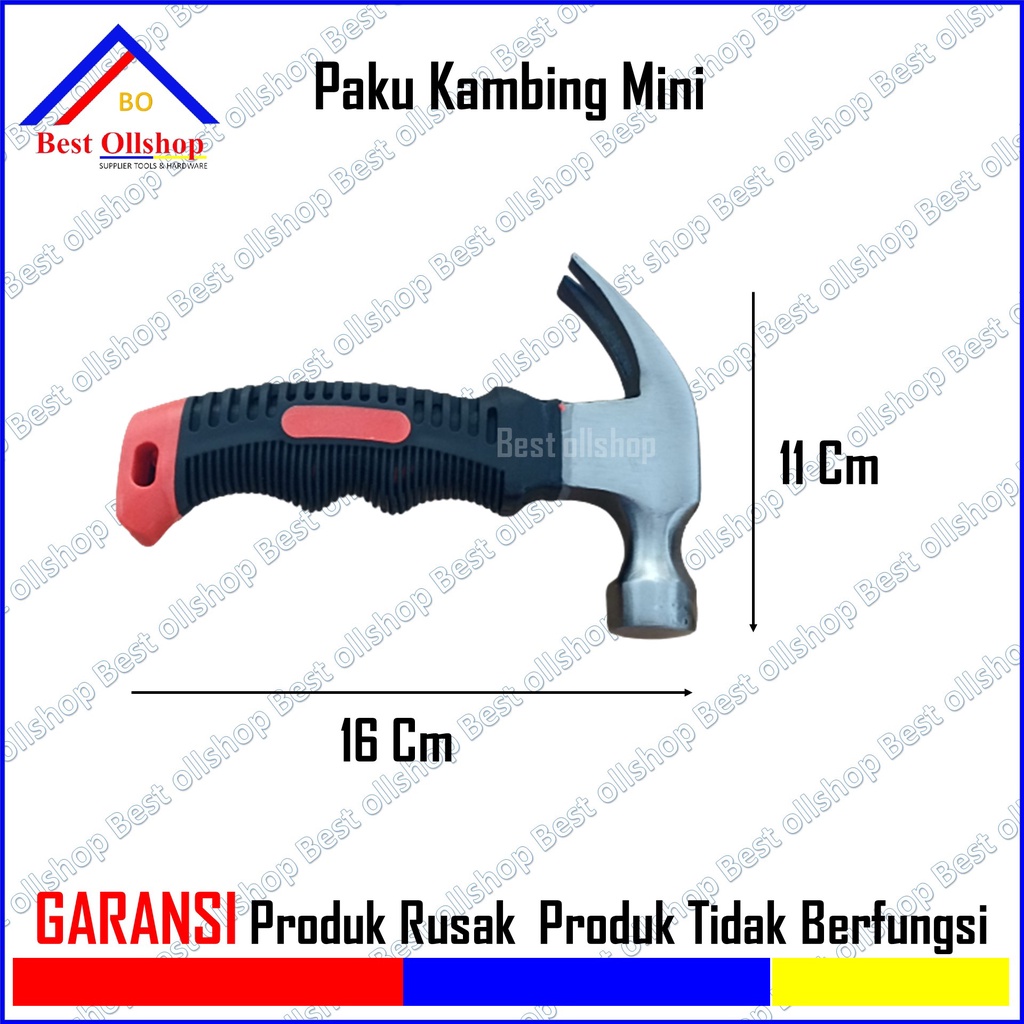 Palu kambing mini 8 oz / Palu martil kambing mini / Martil mini / Palu Tukang / Palu Cebol