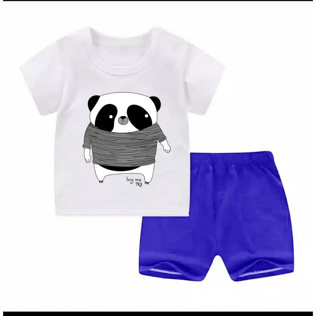 BISA COD // STELAN PANDA  //  SATU SET //  BAJU ANAK MURAH / ALIPIO FASHION