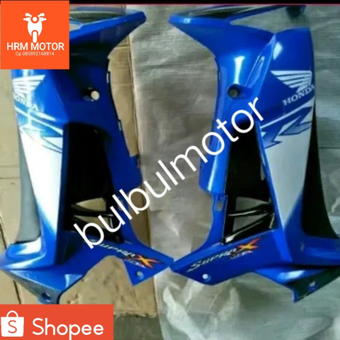 cover sayap body depan motor supra x 125