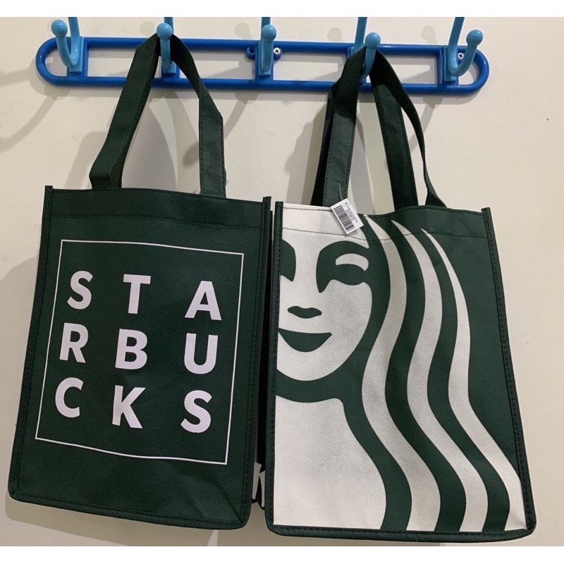 Jual FREE TAS KOI NEW Starbucks / sbux original tas spunbond reusable
