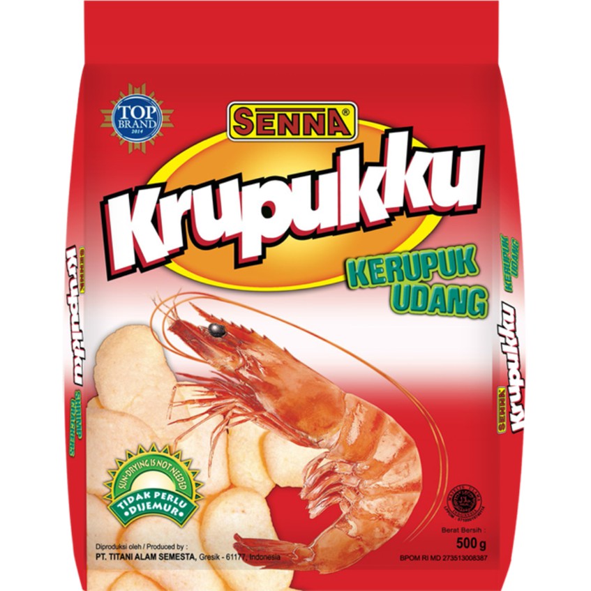 

Senna Krupukku Krupuk Udang 500gr