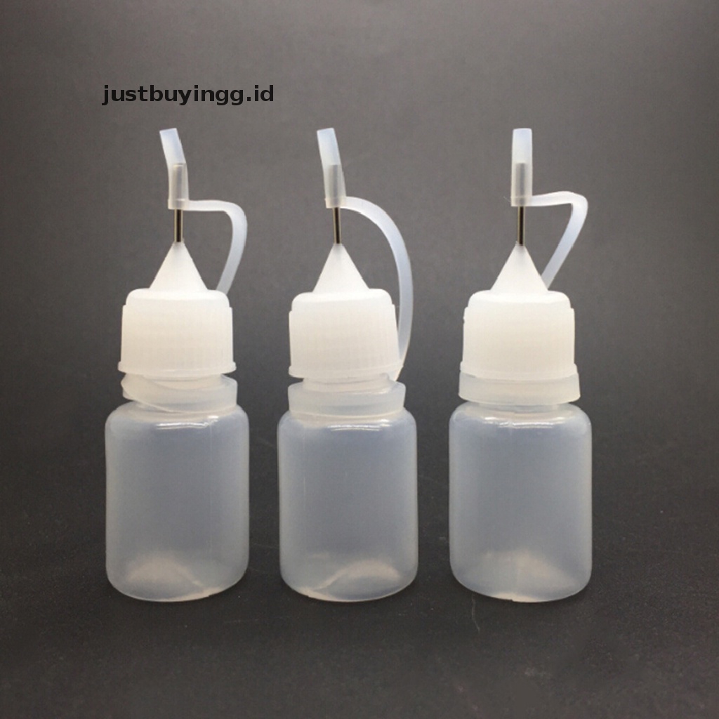 5 Pcs Botol Plastik Kosong Ukuran 5ml Untuk Cairan Dropper