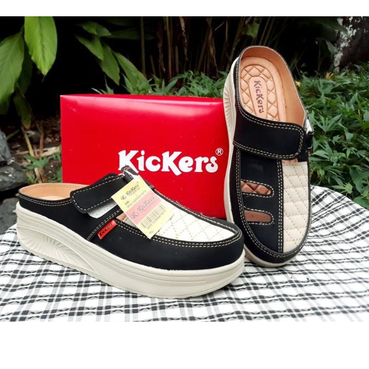 Keluaran Terbaru.. SANDAL SEPATU WEDGES ST / SENDAL WEDGES KICKERS TERBARU / SENDAL WANITA / SANDAL 