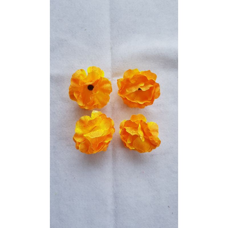 Bunga Papan Bunga Suyok Bunga Mawar Kuntum  Imitasi Artificial Bunga Plastik Mawar Rose Flower-Orange Sembur