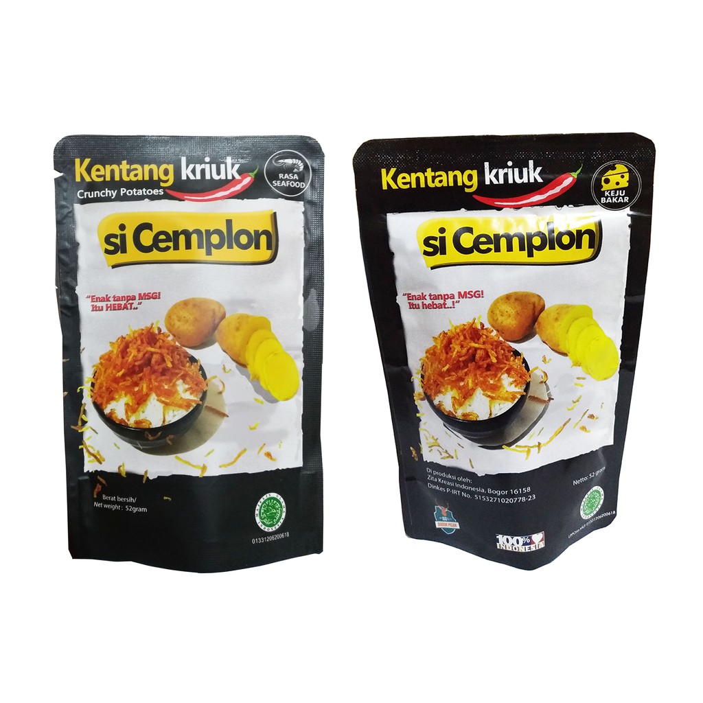 

si Cemplon Kentang Promo Bundling 2 Pcs Rasa Seafood dan Keju Bakar