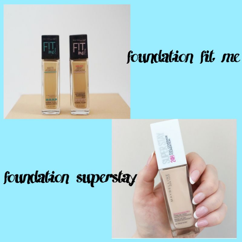 Myb superstay super stay 24h full coverage Foundation / foundation Myb Fit me