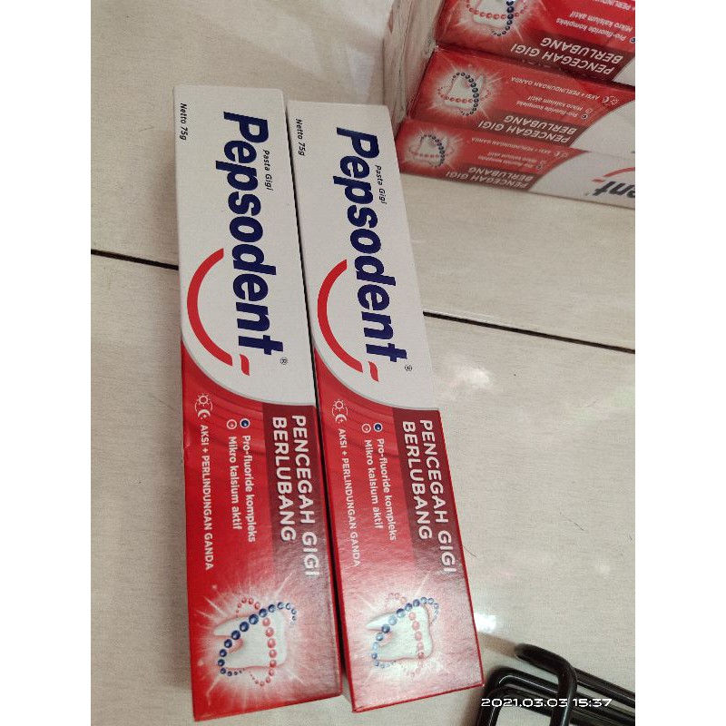 PEPSODENT 2PCS *@75 GRAM.