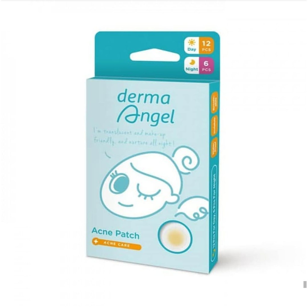 DERMA ANGEL Acne Patch Day (12pcs), Night (6pcs)