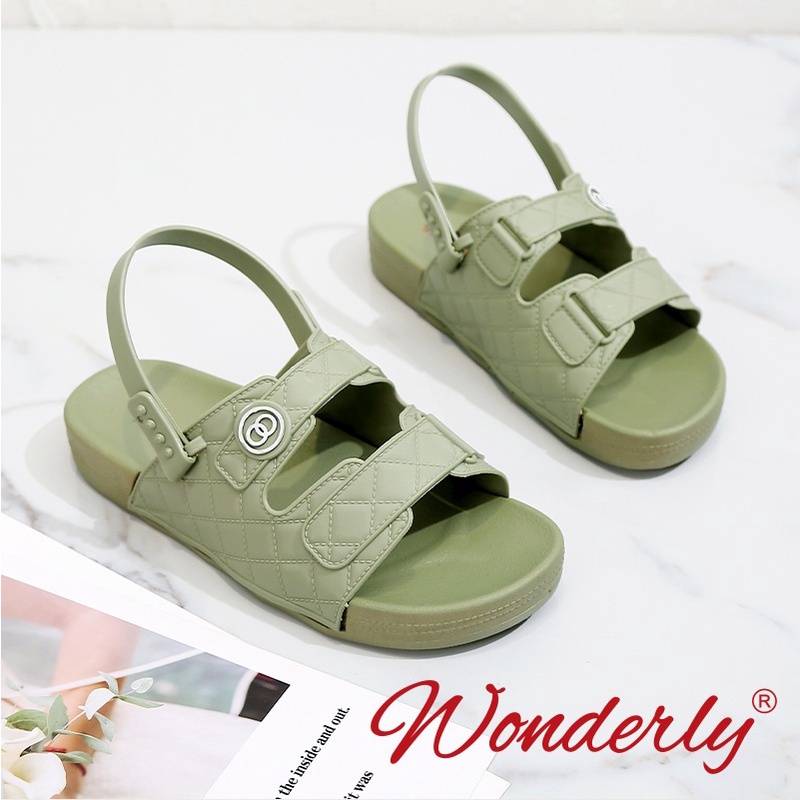 Sandal Wanita 2 in 1 Jelly / Sendal Wanita Wonderly/ 2027-3