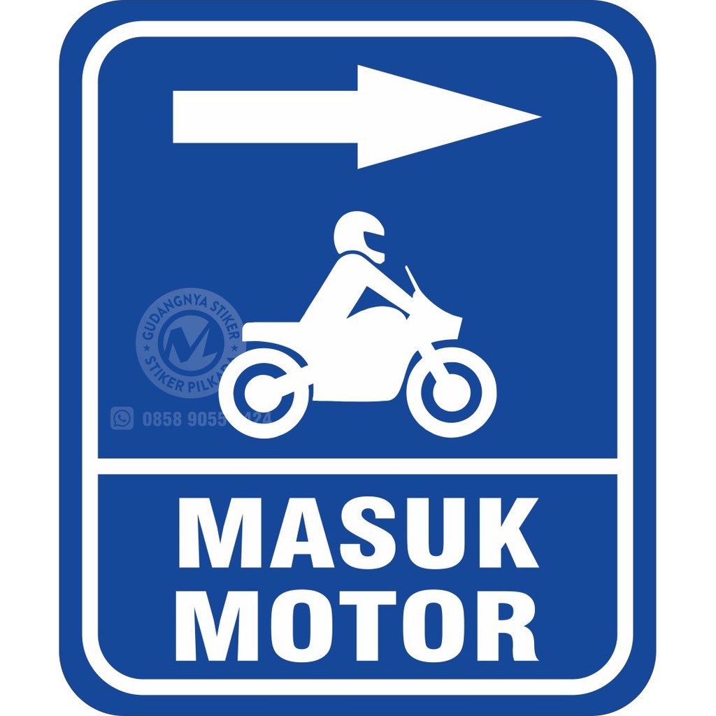 

STIKER VINYL RAMBU MOTOR MASUK KE KANAN