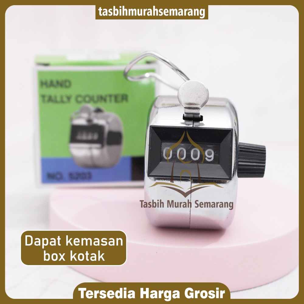 Tally Counter Nikel / Tasbih Stainless Nikel