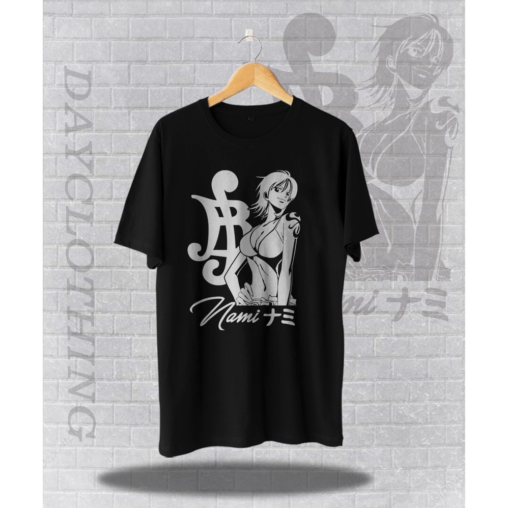 Kaos pria My Name Is Nami I Am The Navigator Onepiece Anime Manga Japan