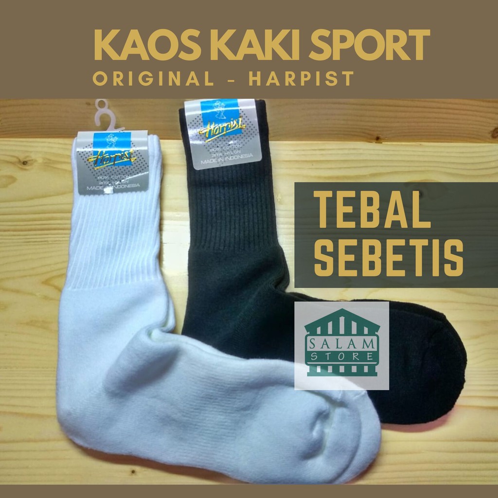  Kaos Kaki Olahraga TEBAL  Sport Futsal Basket Badminton 