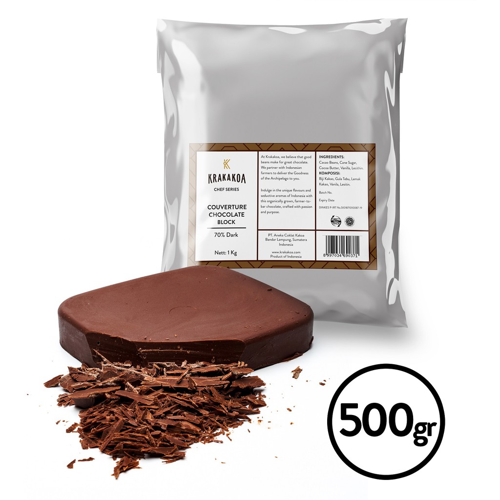 

70% Dark Chocolate Couverture 500gr