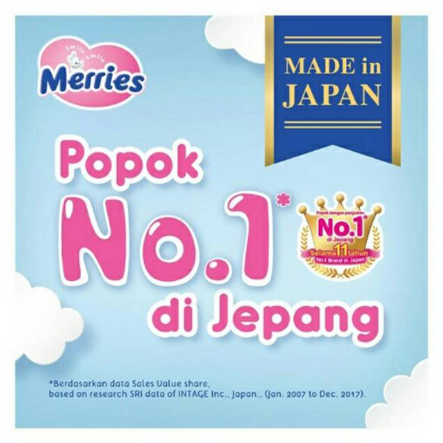 Merries Premium Tape Type | Popok Bayi Tipe Perekat