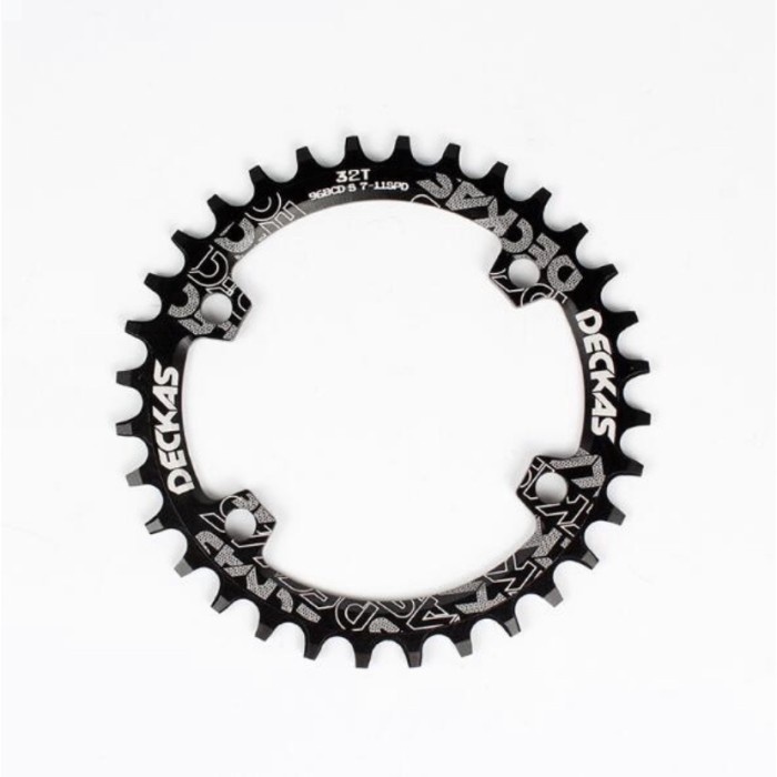 Chainring DECKAS BCD 96 Narrow wide 32T, 34T, 36T, 38T alloy CNC