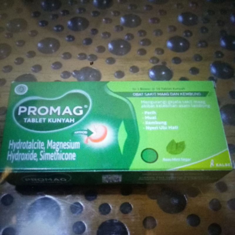 Promag tablet kunyah 3 blister @10tablet