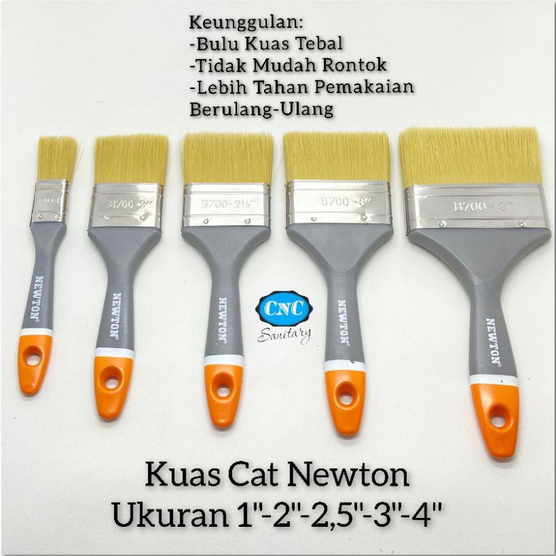 kuas cat, kuas cat tembok, kuas cat premium, newton, kuas cat berkualitas