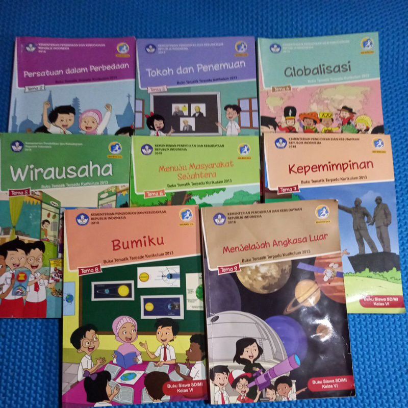 

BUKU TEMATIK KELAS 6 TEMA 2,3,4,5,6,7,8,9, EDISI REVISI 2018 ORIGINAL(BEKAS)