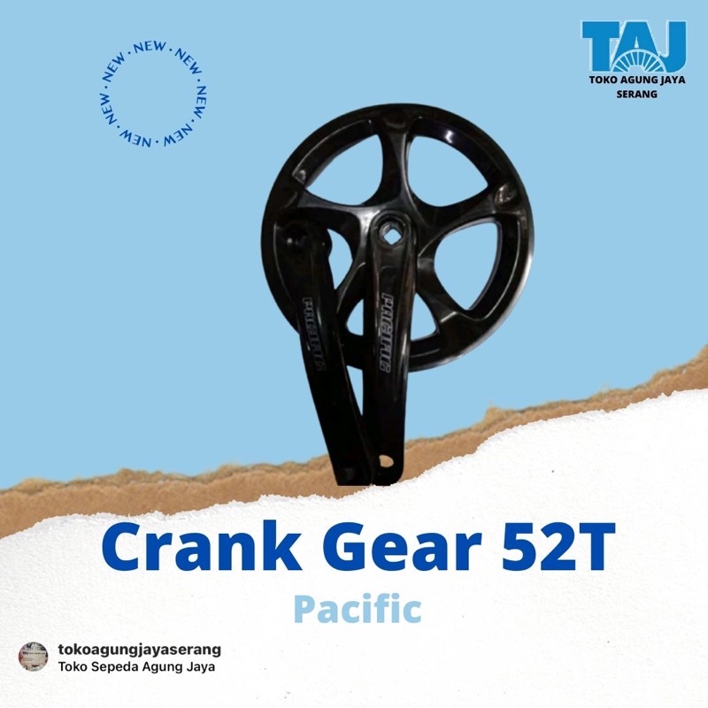 CRANK GEAR Sepeda 52T Pacific