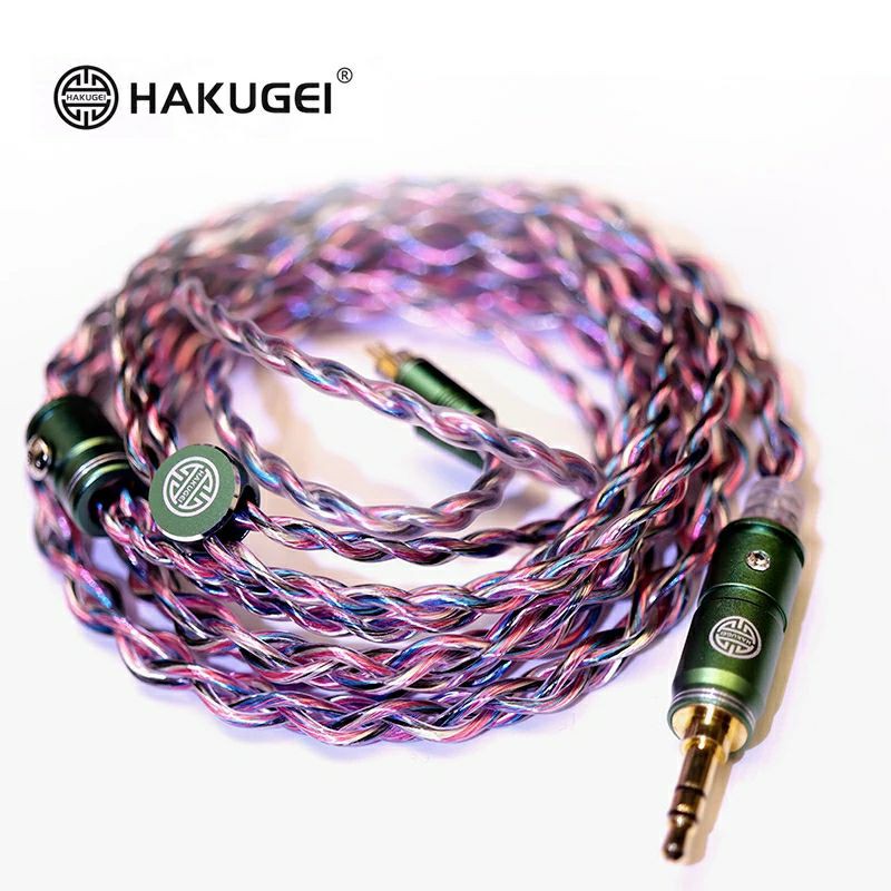 HAKUGEI UNICORN 7NOCC Litz Wire 20AWG HiFi Earphone Upgrade Cable MMCX 2Pin 0.78mm