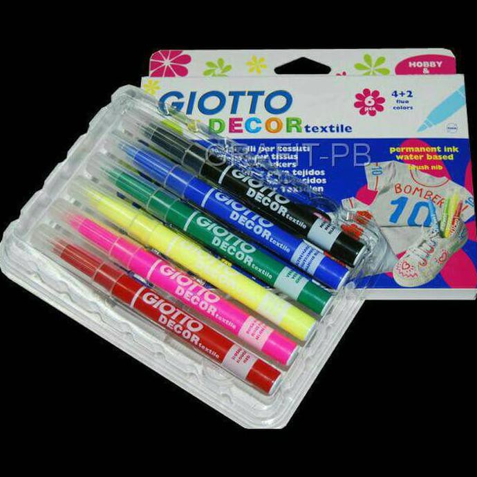 

SPIDOL DECORE TEXTILE PERMANENT GIOTTO 6W TERLARIS