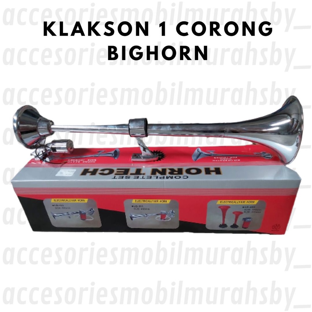 Klakson Angin Air Horn Klakson Terompet 1 Corong 12/24v 64cm