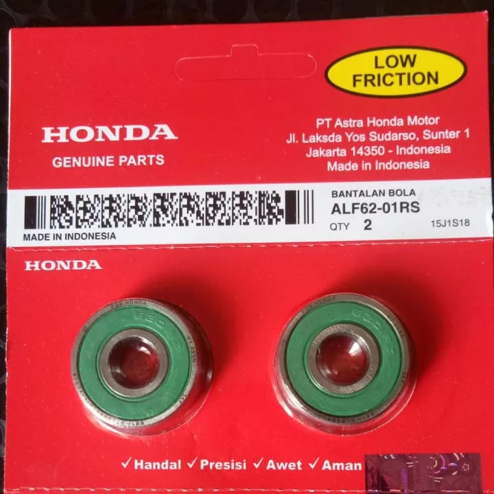 Bearing Laher Laker Roda Depan  Bantalan Vario 110 125 150 Scoopy fi scoopy donat Spacy  spacy fi  Beat street beat fi 2012 2013 2014 2015 2016 2017 2018 2019 2020 2021