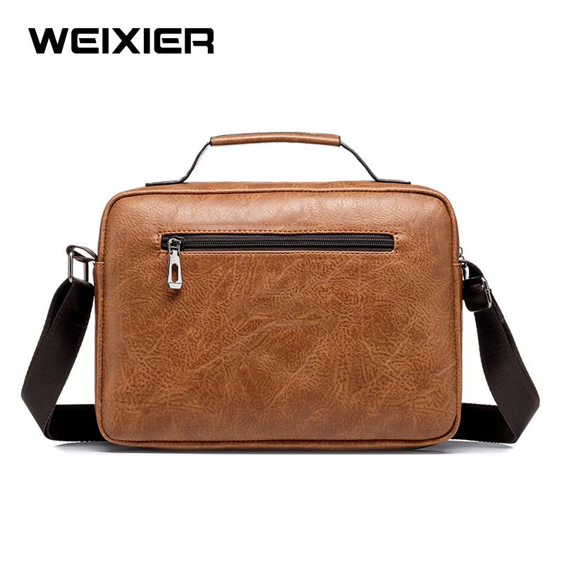 WEIXIER 9558 Tas Selempang Pria Kulit Sling Bag Anti Air WK-SBY