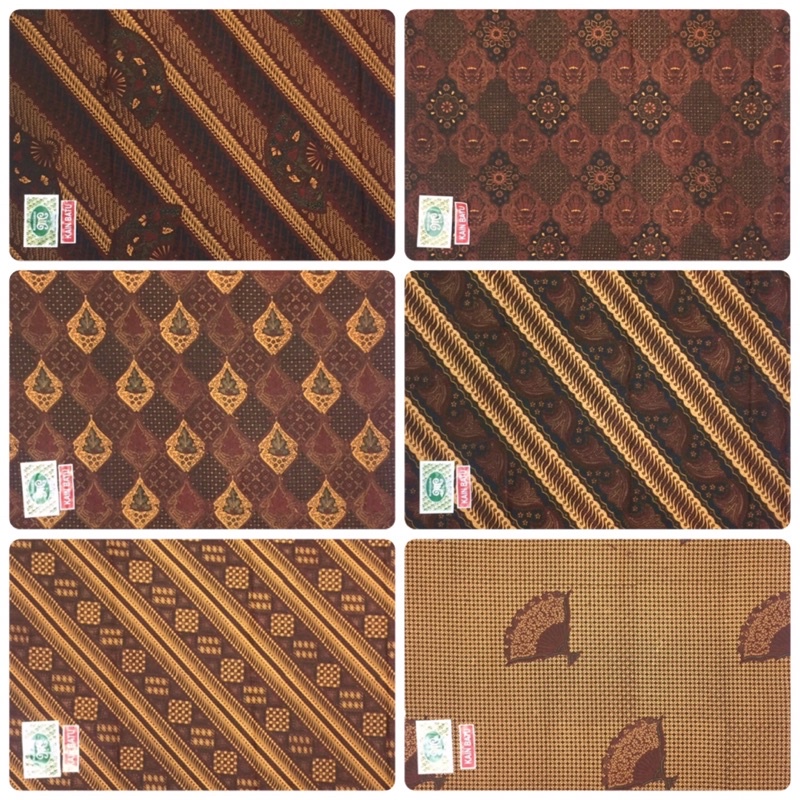 Grosir 5pc - Kain Panjang Batik Sogan / Kain Batik Ibu Melahirkan