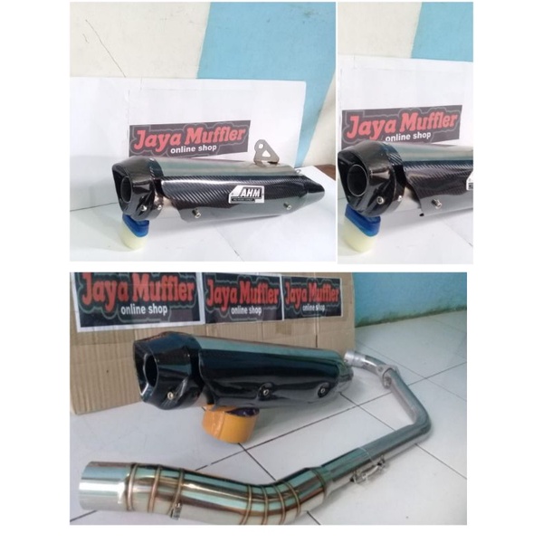 KNALPOT AHM STANDAR RACING VIXION CBR150 CB250R VERZA MX KING MX NEW DLL