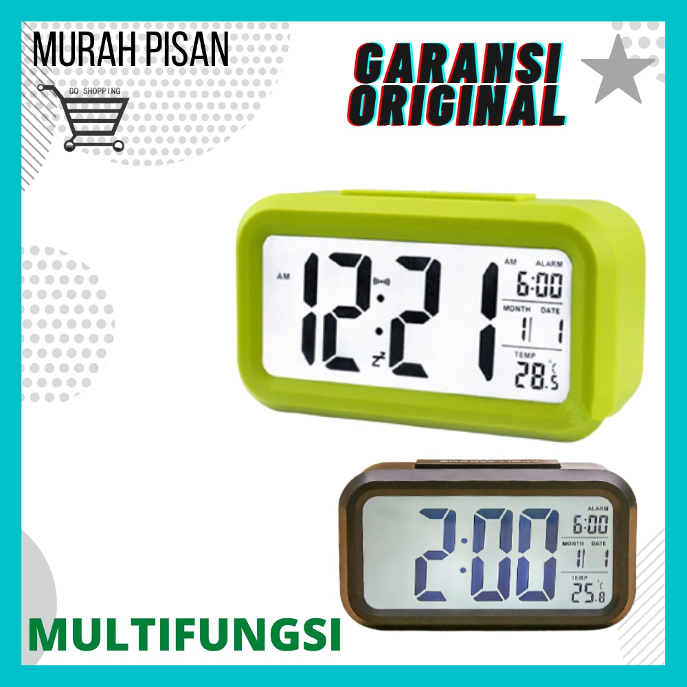 jam Dapur Masak Kitchen waktu stopwatch Jam Meja Digital / Jam Weker Pintar / Digital Smart Alarm Cl