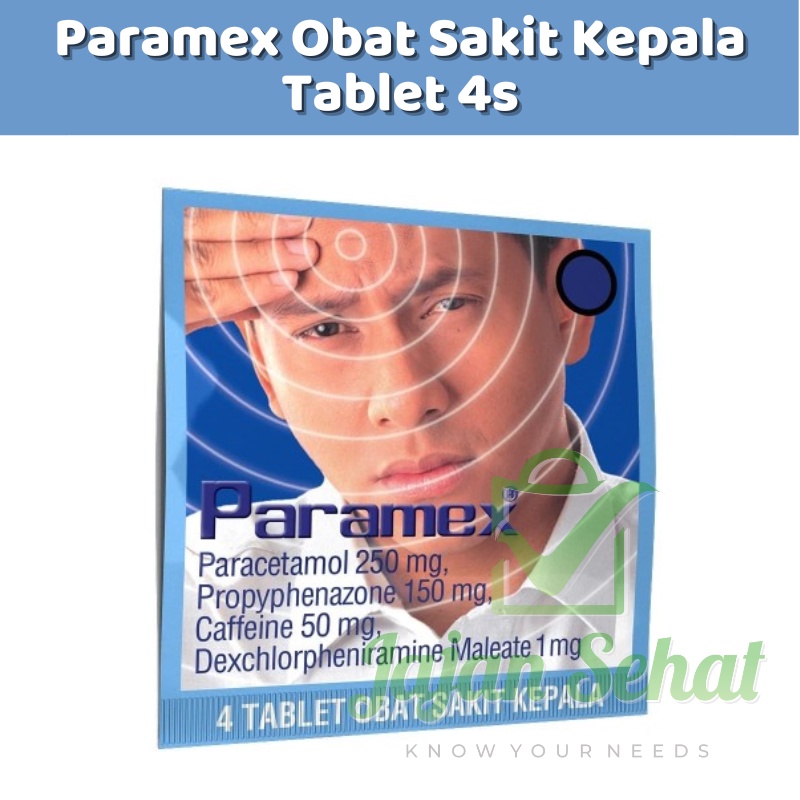 Paramex Obat Sakit Kepala Tablet 4s