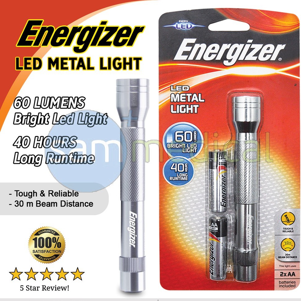 Energizer Senter LED / Metal Light LCM2AA