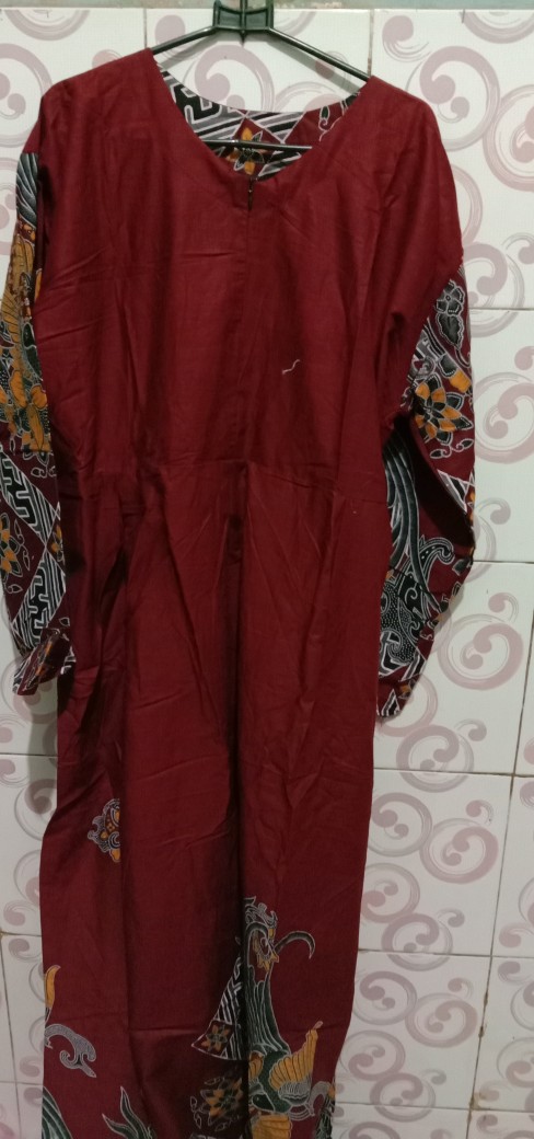 Ms Gamis Batik Sriwedari Maxi Bumil/busui Katun Sogan Allsize & Jumbo