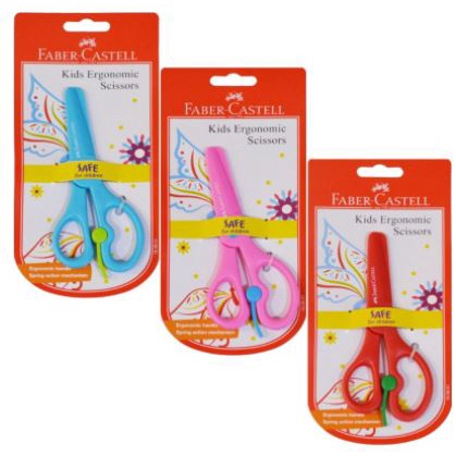 

Kids Ergonomic Scissors Faber Castell / Gunting Anak Faber Castell