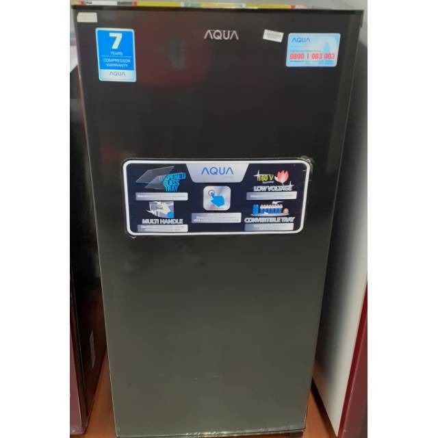 KULKAS AQUA 1 PINTU 190 LITER AQR D 191 DS
