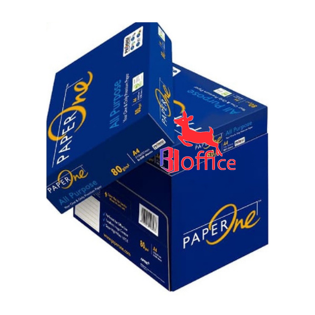 

Paper One Kertas HVS A4 80 gram (isi 500 Lembar)