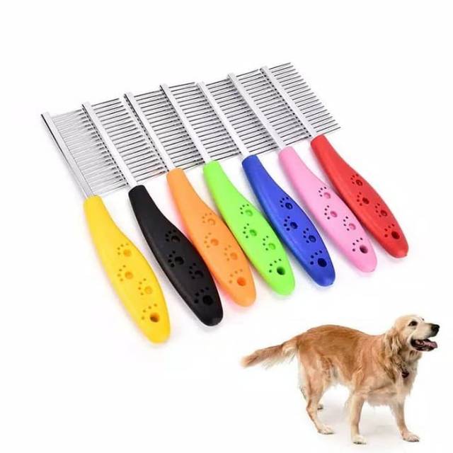 Pet Grooming &quot;STAINLESS 1 SISI&quot; Sisir Stainless Hewan