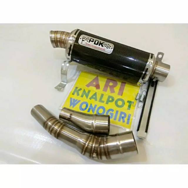 KNALPOT RACING PDK OVAL KARBON FOR NINJA 4TAK 250CC FI NINJA RR MONO NEW KNALPOT NINJA ALL