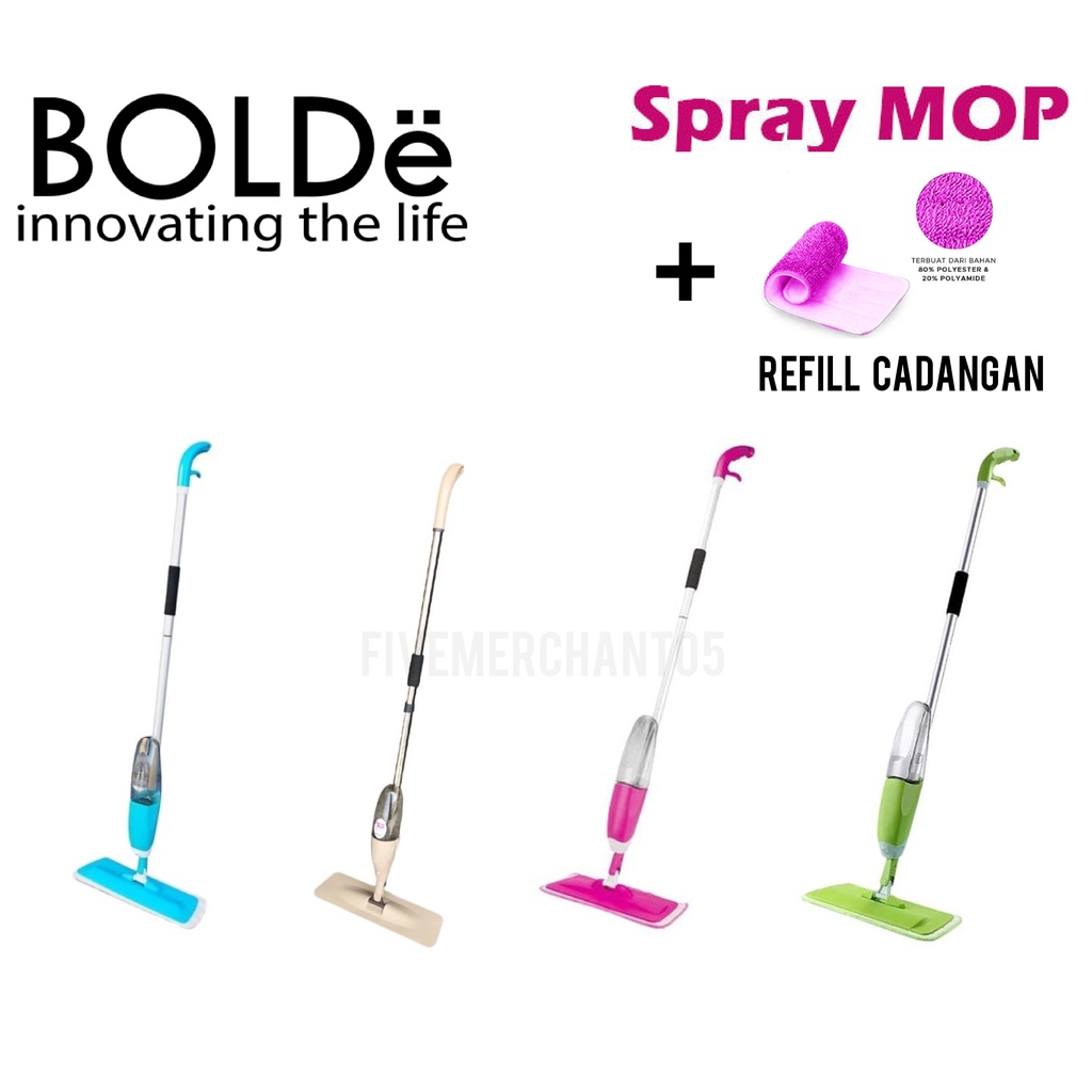 Alat Pel Semprot Bolde Spray Mop Ultima Alat Pel Bolde Spraymop Ultima Alat Pel Portable Pel Kain Lantai Pel Semprot Botol