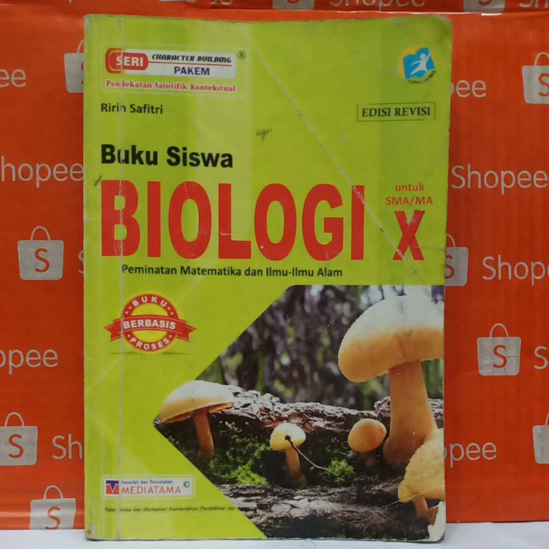 Buku Siswa Biologi kelas 10 peminatan edisi revisi
