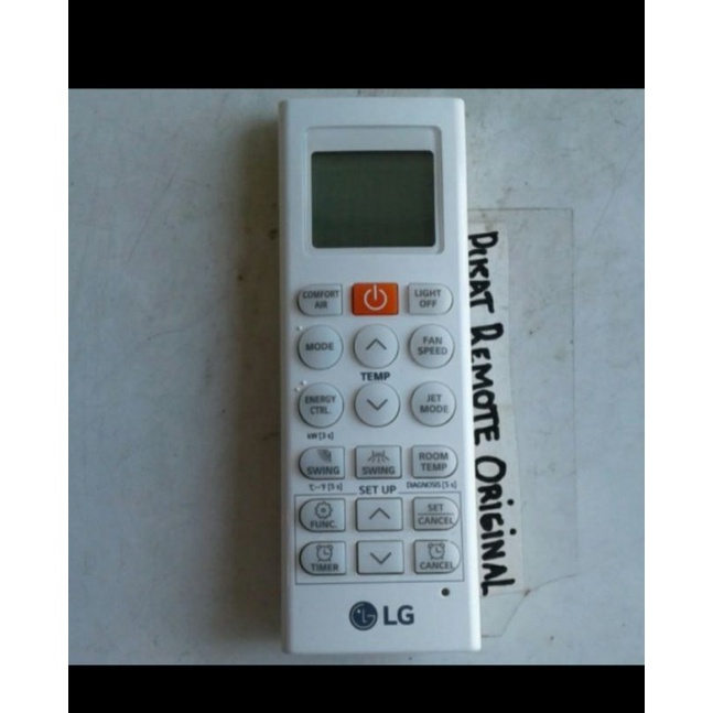 REMOTE REMOT AC LG INVERTER AKB75075801 ORIGINAL ASLI
