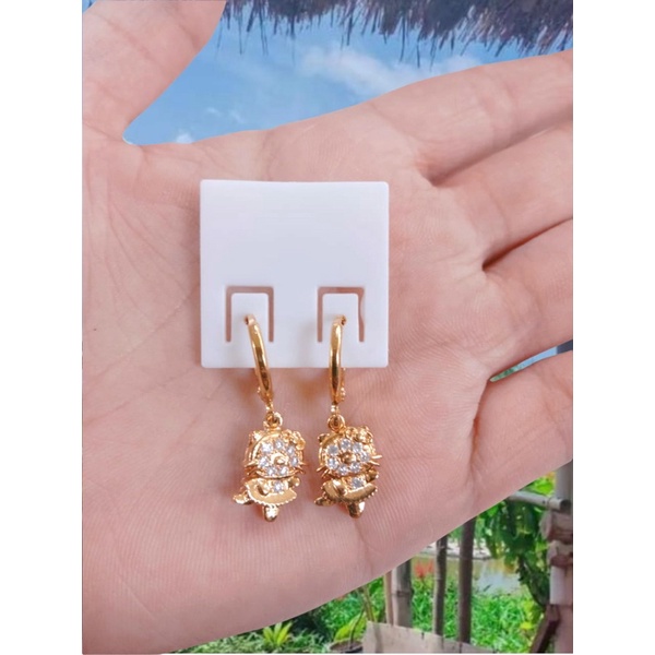 Anting wanita //perhiasan lapis emas//anting gantung //perhiasan //anting