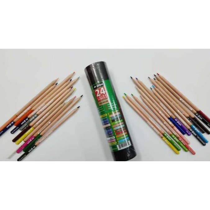 

(PERALATAN MENGGAMBAR) DE GOYA COLOR PENCILS 24 COLOR PROMO