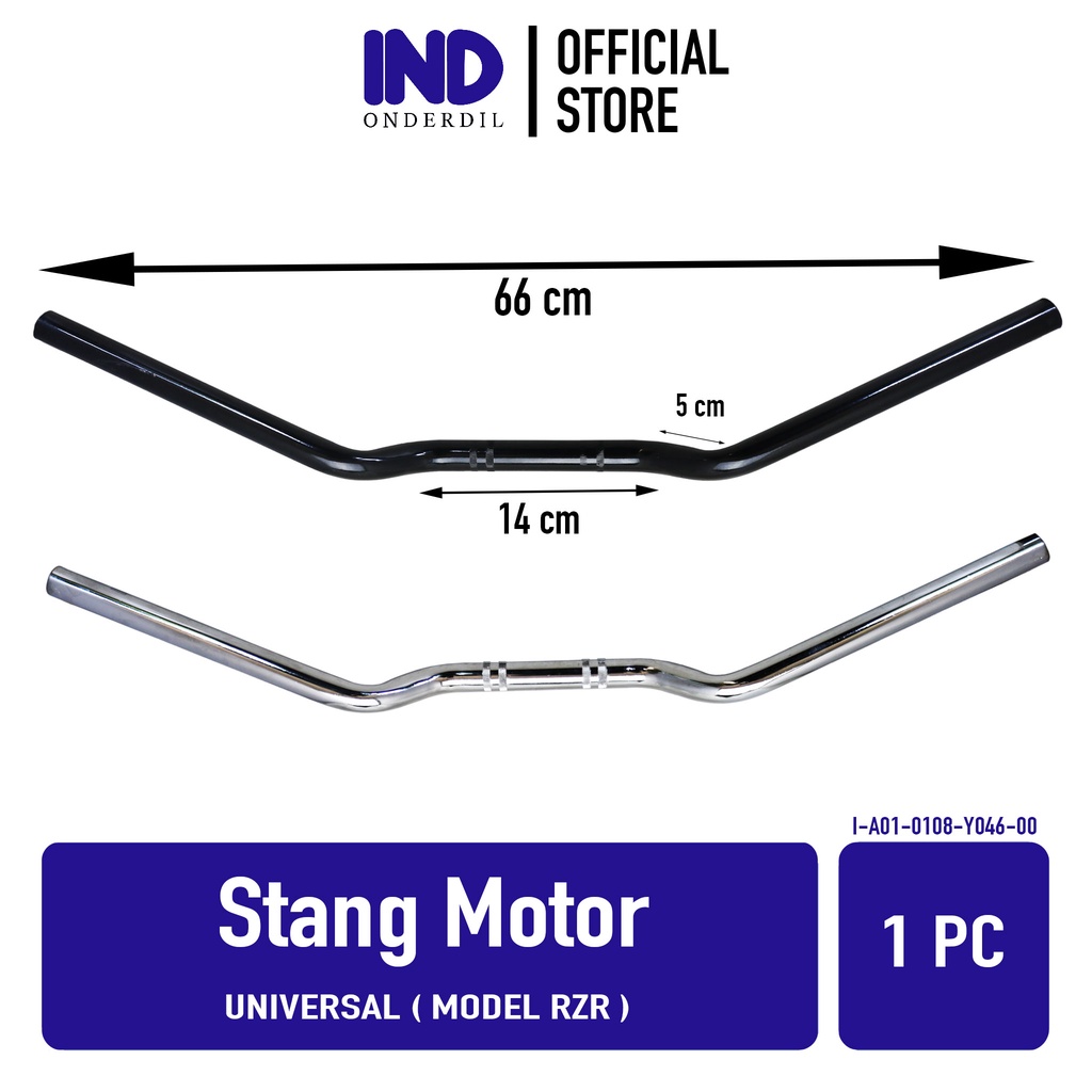 IND Onderdil Stang-Setang Stir-Setir Motor Roadrace Balap Herex Model RZR Universal Satria & Vixion 